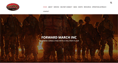 Desktop Screenshot of forwardmarchinc.com